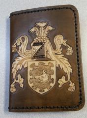 Chisholm Family Crest Passport Cover