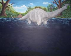Dino mural