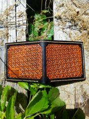 Basket weave wallet
