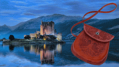 Eilean Donan Castle sporran 'Three of Life"