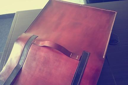 leather satchel