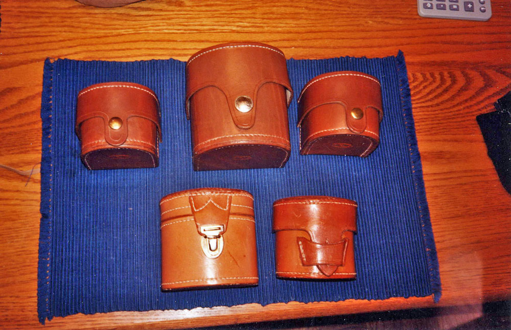 Fly reel case - Leatherwork Conversation 