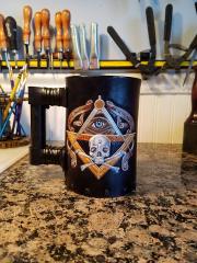 Free Mason Leather mug