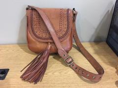 braided flap bag