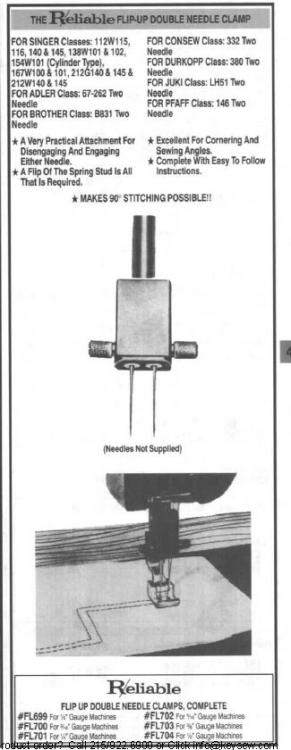 Singer 212 / 112 Double Needle >> converting into split needle - Leather Sewing  Machines 