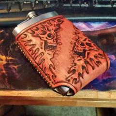 More information about "Flaming Skull Flask"