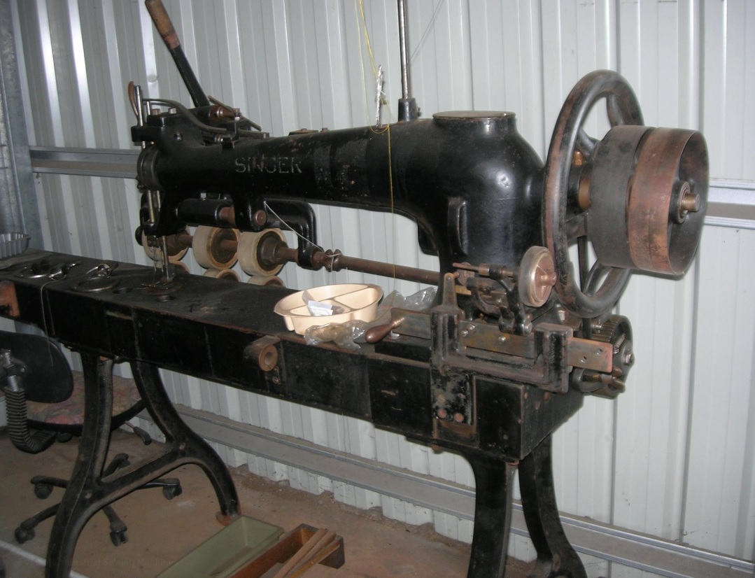 102 year old Singer Industrial Sewing Machine. I still use…