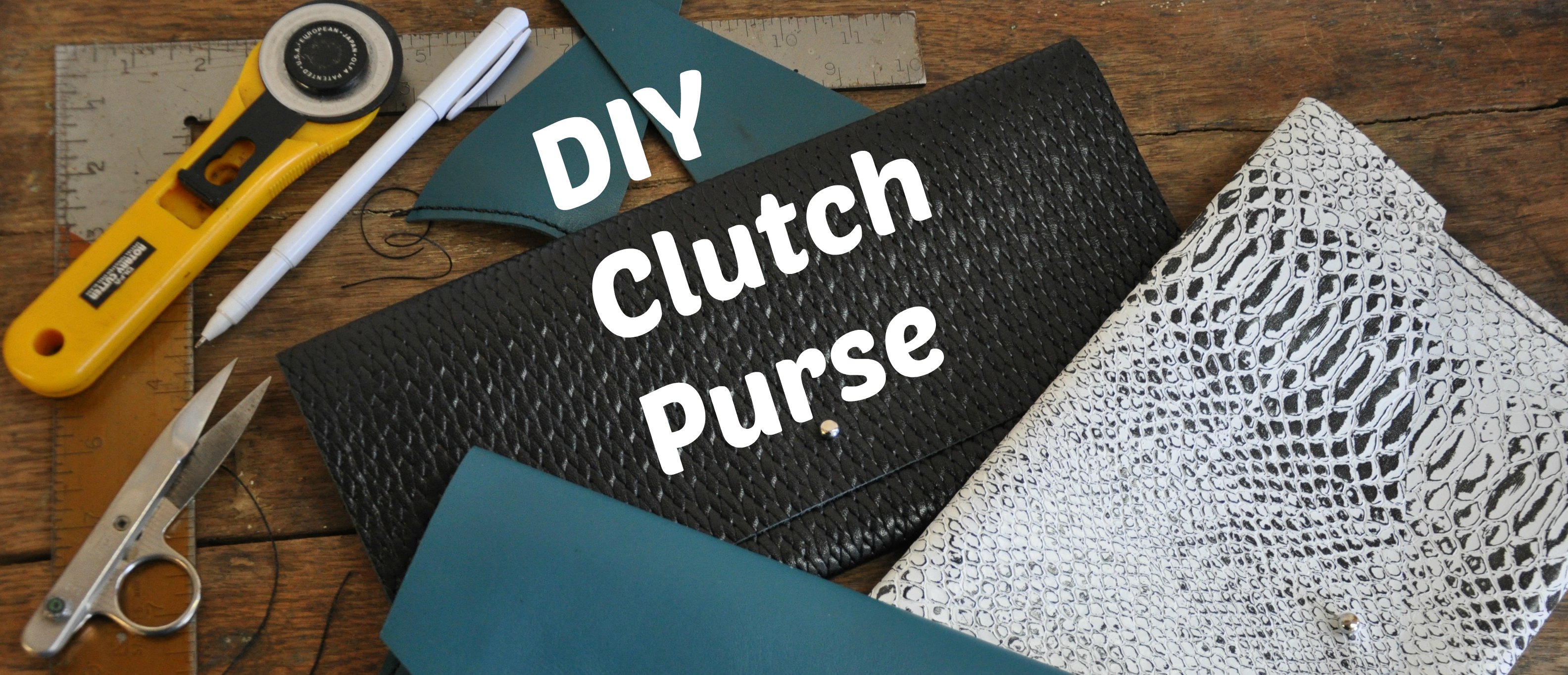 Clutch Bag Tutorial and Pattern ~ DIY Tutorial Ideas!