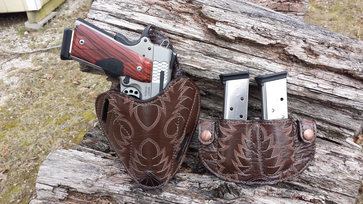 cowboy boot pistol holster