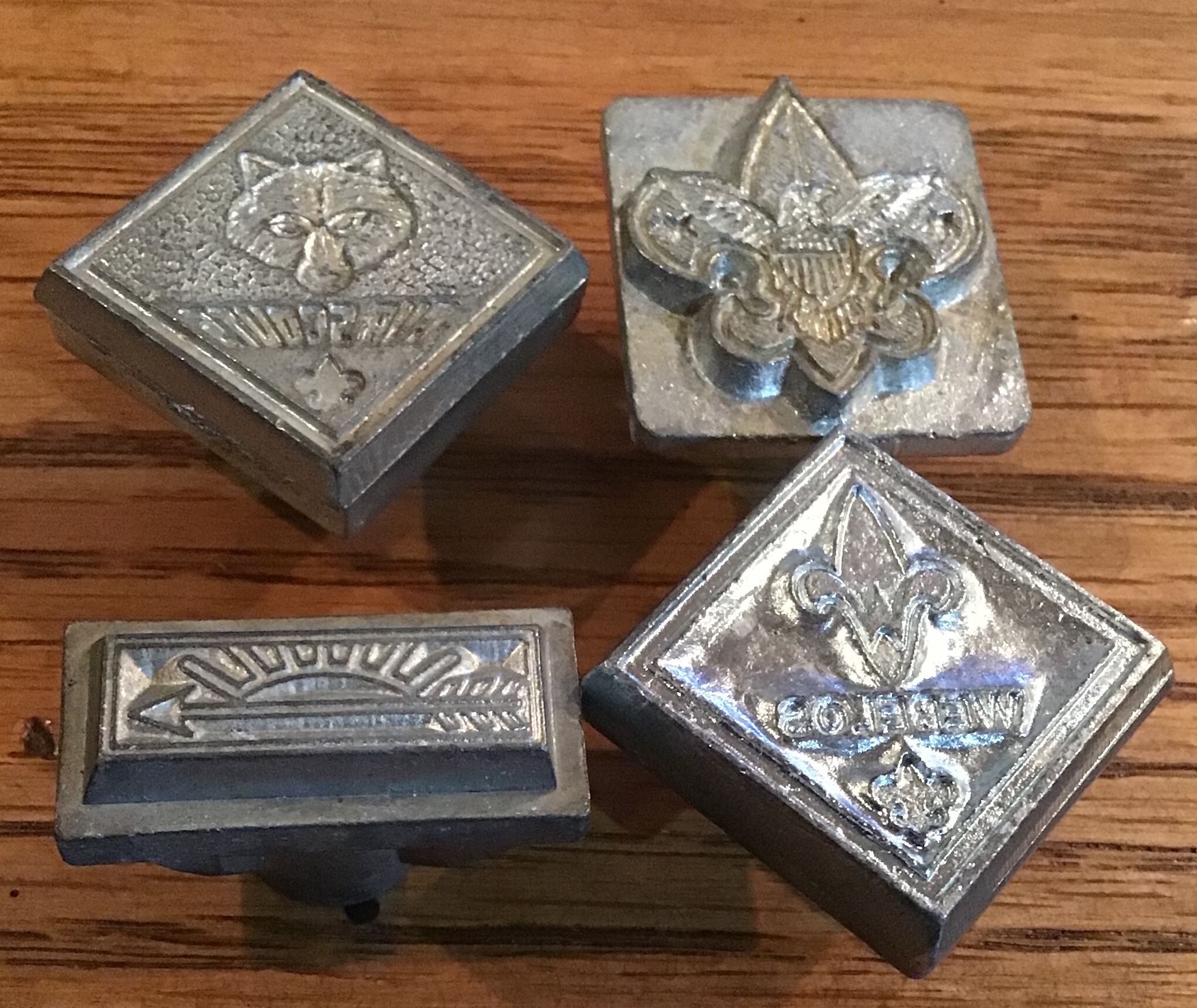Mini 3-D Leather Stamp Set Series #1 - 1/2