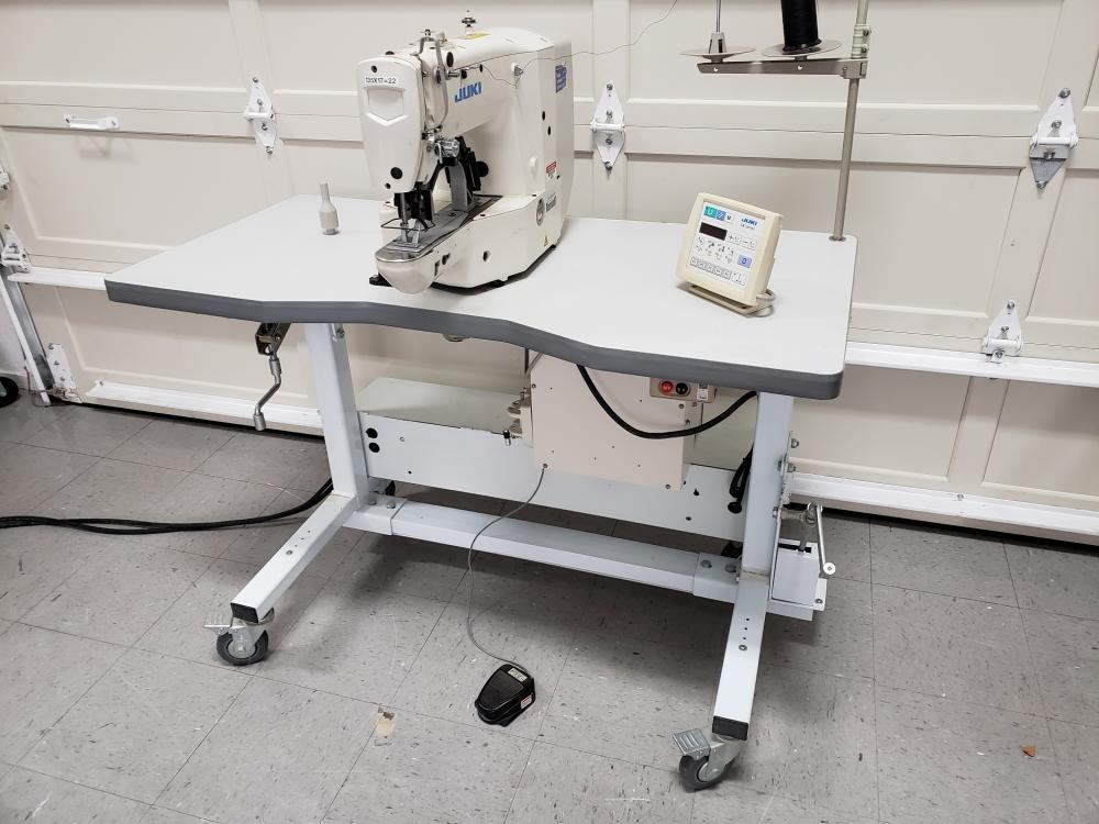 Industrial Sewing Machine Table With K-Leg Table Frame Assembly