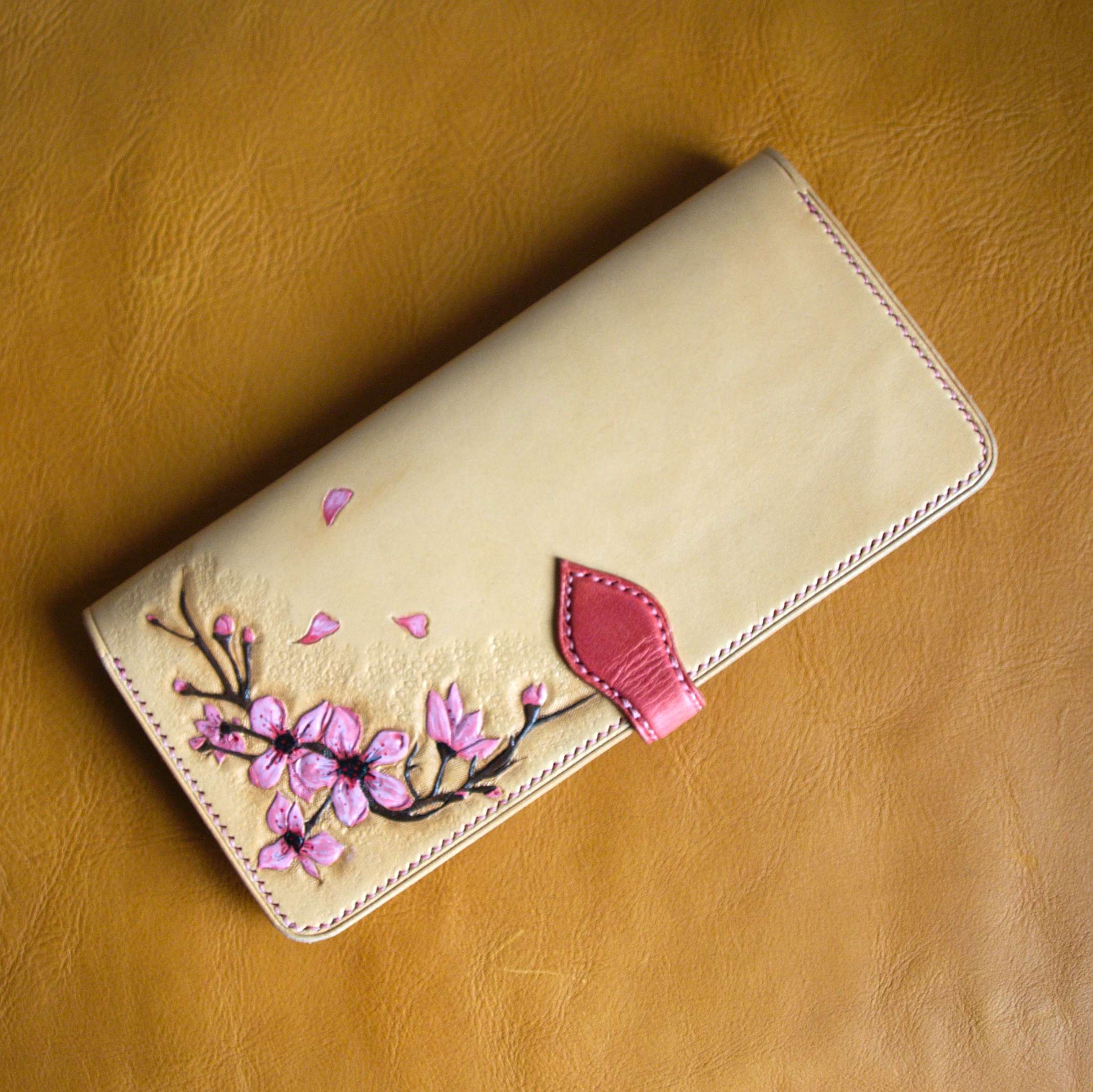Made another variant for my cherry blossom wallet - Purses, Wallets, Belts  and Miscellaneous Pocket Items 