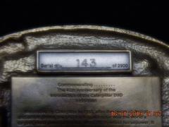 1 of 2900 Cat D9 40th anv. belt buckle