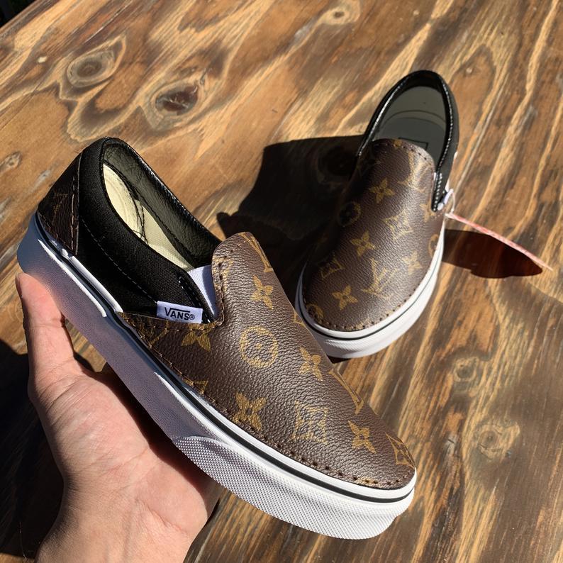 Vans, Shoes, Vans Custom Louis Slip On Sneakers