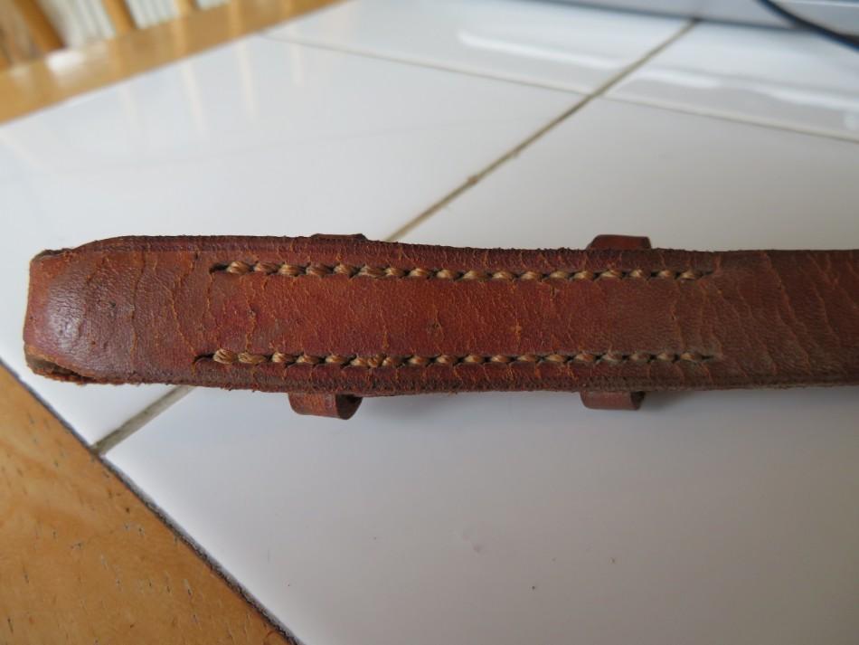 A good friend found this vintage leather stitching pony in a junk market in  Switzerland and bought it for me. It's a wonderfully simple design, works  beautifully and I thought you'd appreciate