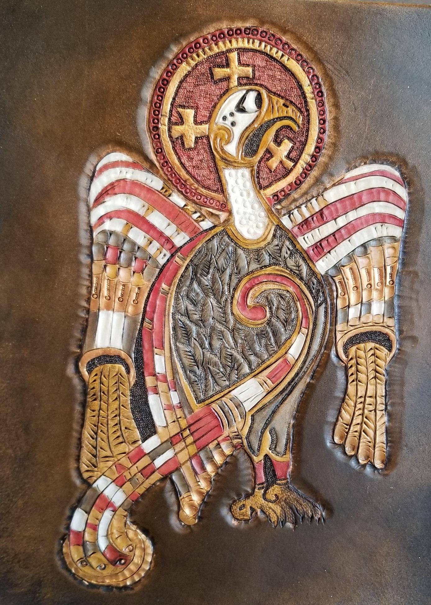 St. Johns Eagle from the Book of Kells - Art - Leatherworker.net