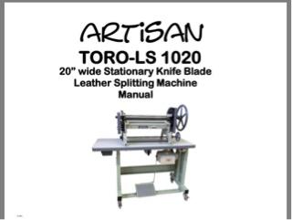 Artisan Toro LS-1020 20 Knife Leather Splitter