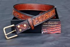 Tooled Floral Belt