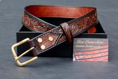 Tooled Floral Belt