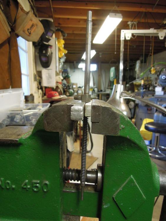 24 Presser bar extension clamped in collet blocks in vise (Large).jpeg