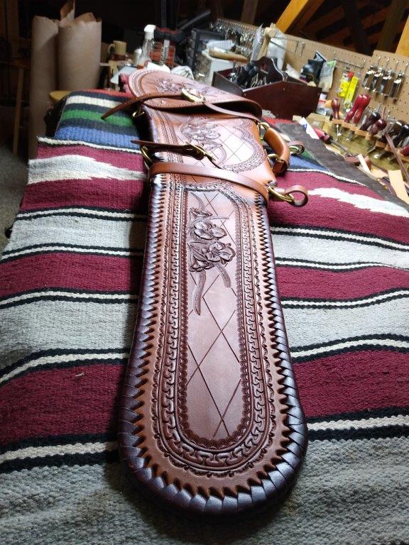 Scabbard for a Scoped Sharps Rifle - Gun Holsters, Rifle Slings and ...