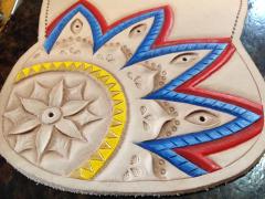 WIP mandala purse