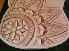 WIP mandala purse