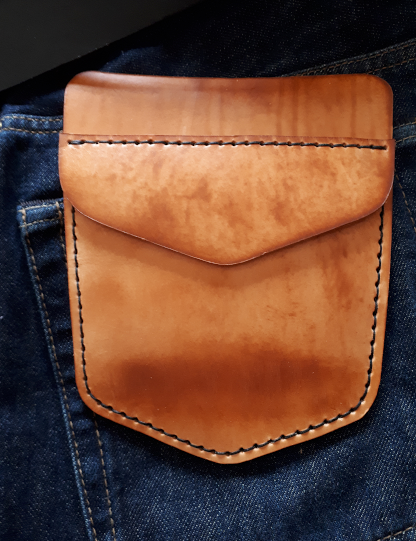 Customize Leather Pocket Protector for your work pants, lab coats, etc ...