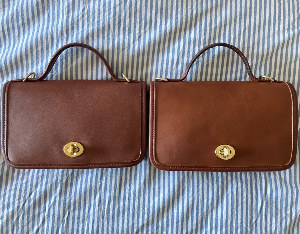 BEFORE & AFTER HANDBAG REHAB Vintage COACH Pouch