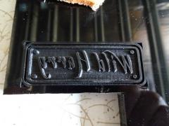 Acrylic stamp not inverted