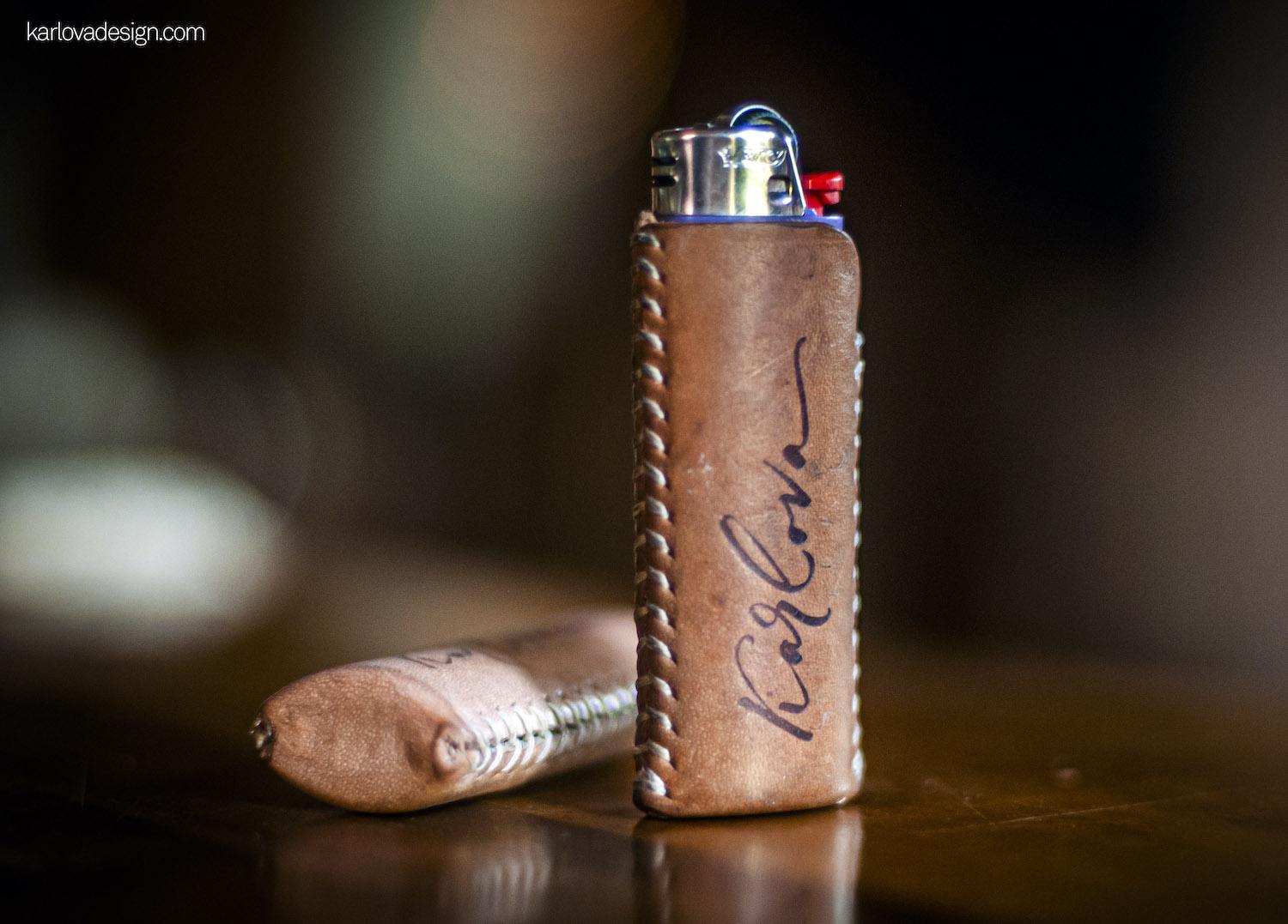 Bic Lighter Leather Case (Simple - Fast - Easy) 