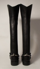 18th-century leather boots (replica) for a bjd doll.