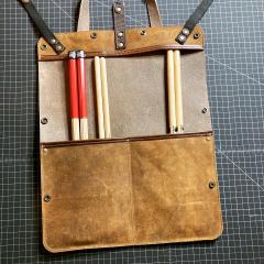 Leather drum stick bag, used Techsew 2750 pro.jpg