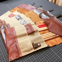 Leather and canvas drum stick bags.jpg