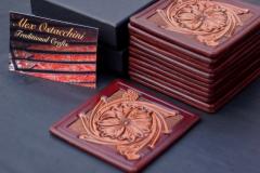 Floral coasters
