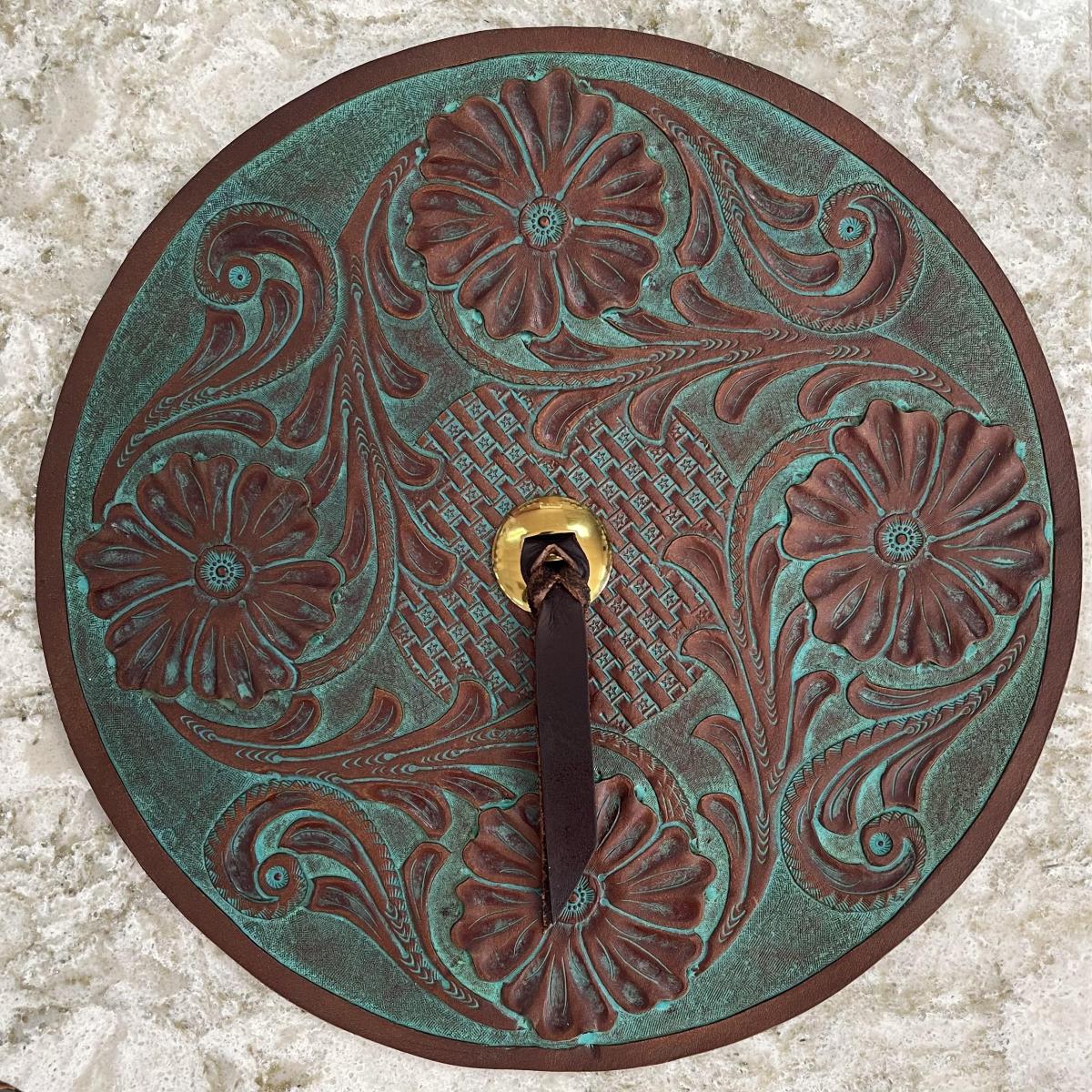 Carved Panel for Rope Can Purse