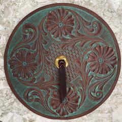 Carved Panel for Rope Can Purse